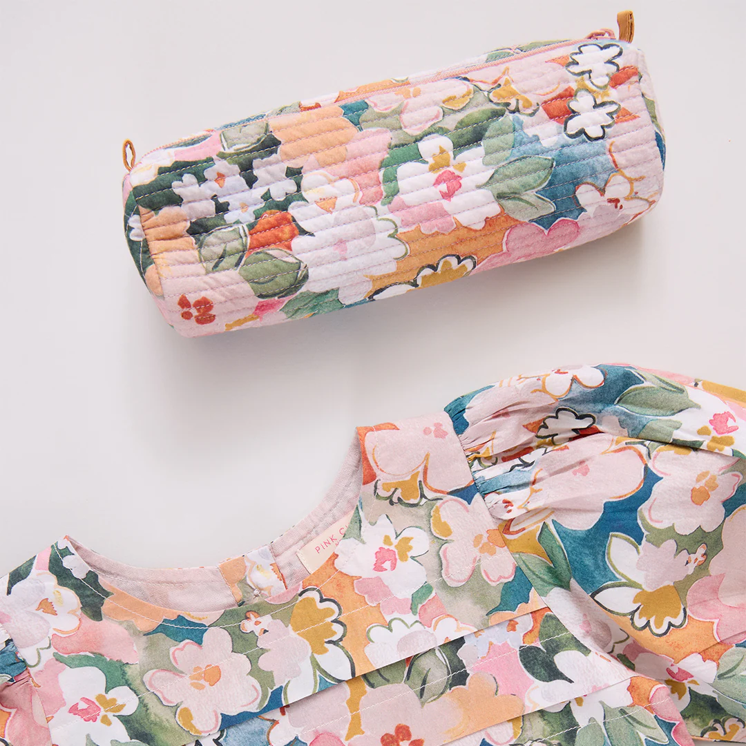 Pencil Case - Watercolor Floral - Image 2