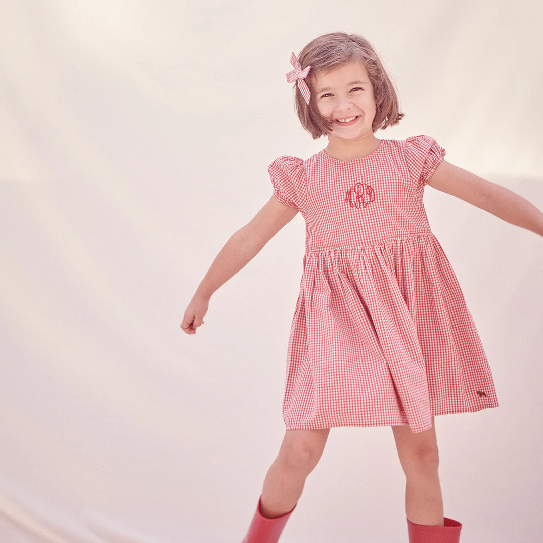 Picnic Dress - Blue Gingham - Image 2