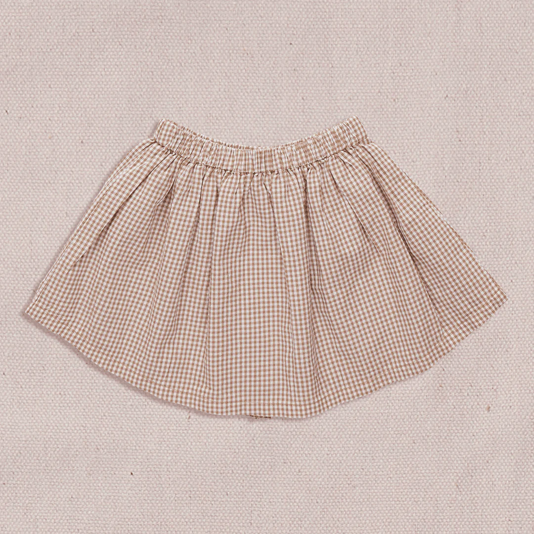 Picnic Skirt - Cocoa Gingham - Image 5