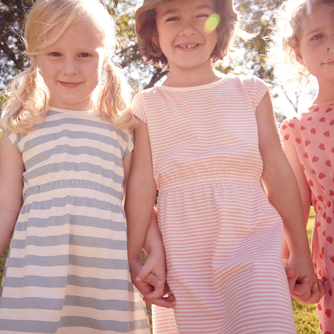 Playground Dress - Light Blue Stripe - Image 2