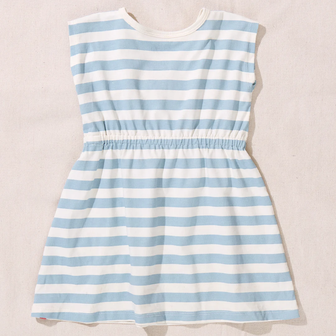 Playground Dress - Light Blue Stripe - Image 4