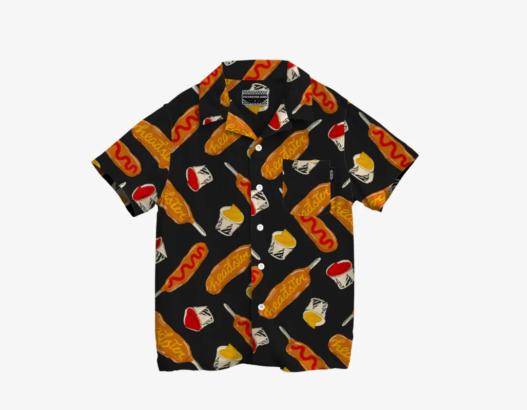 Pogo Button Up Shirt - Black