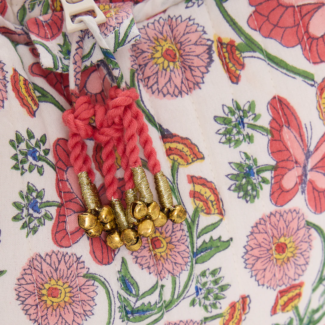 Quilted Duffle Bag - Butterfly Vines - Image 3