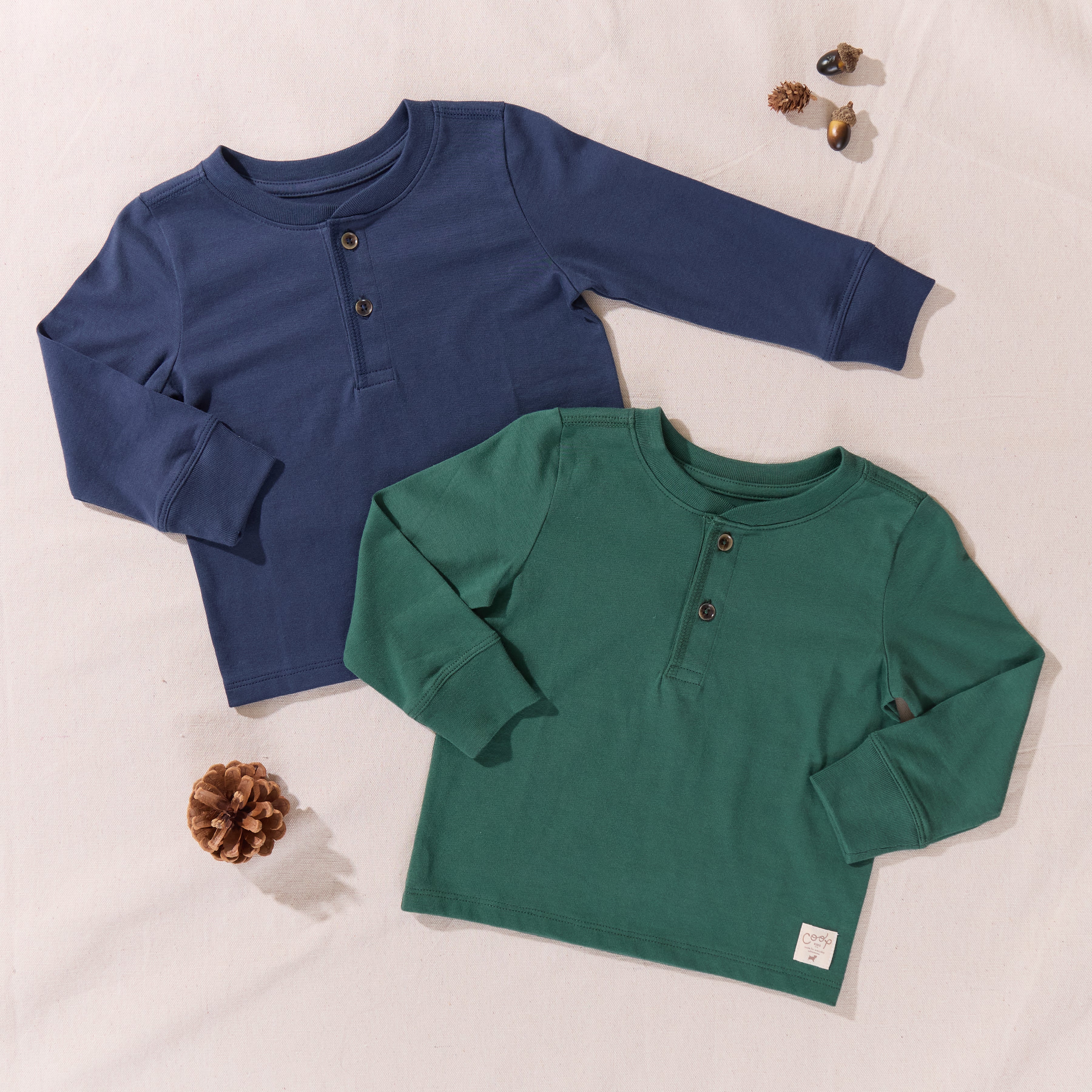 Scout Long Sleeve Henley - Navy - Image 4