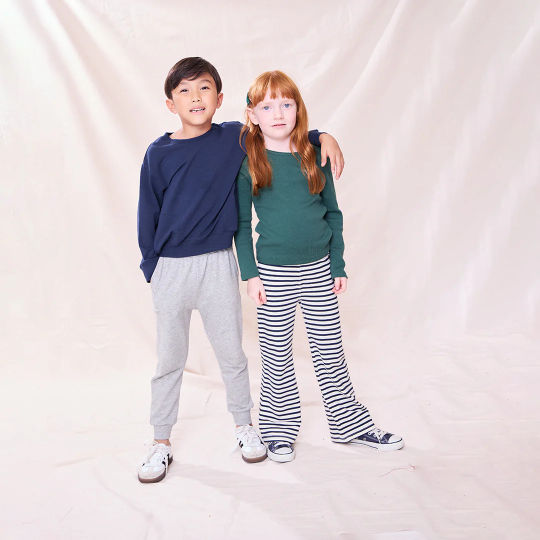 Seesaw Long Sleeve Rib T-shirt - Pine - Image 2