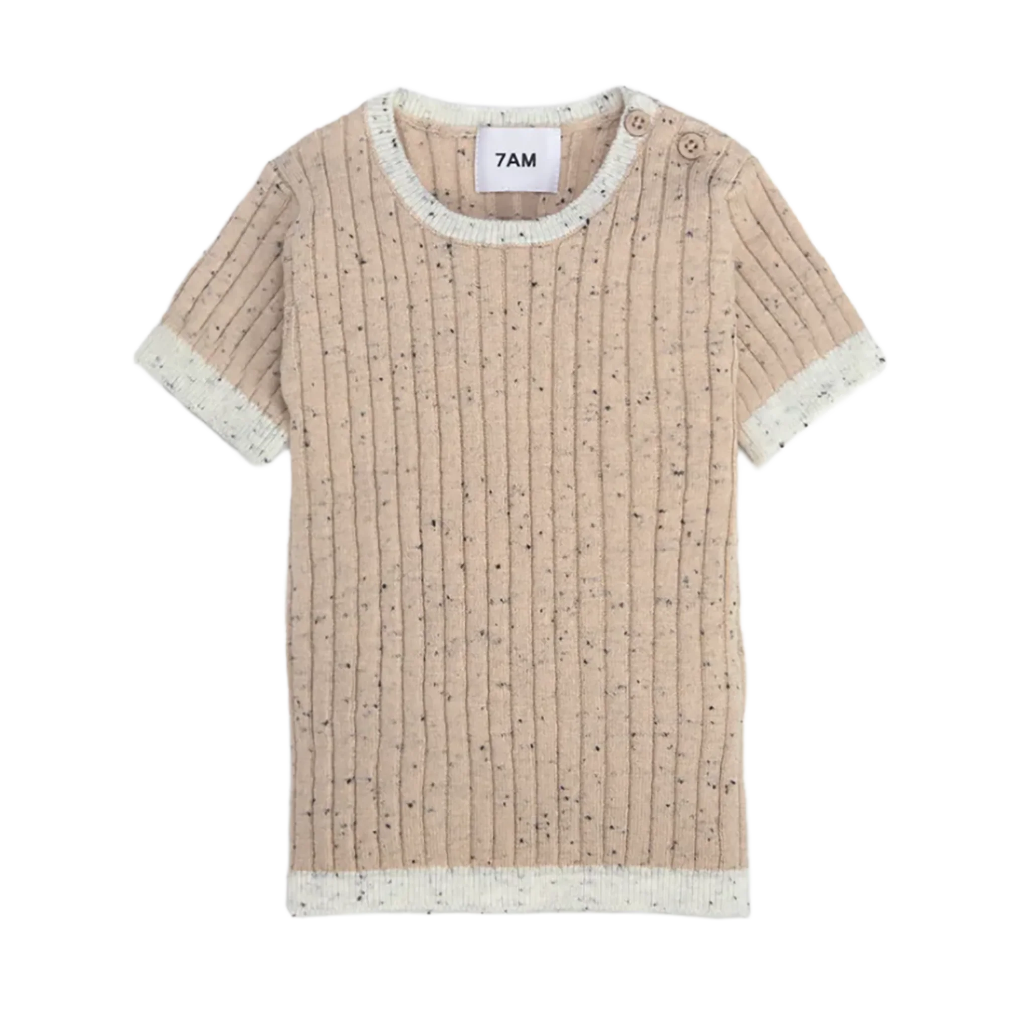 Oat Short Sleeve Top