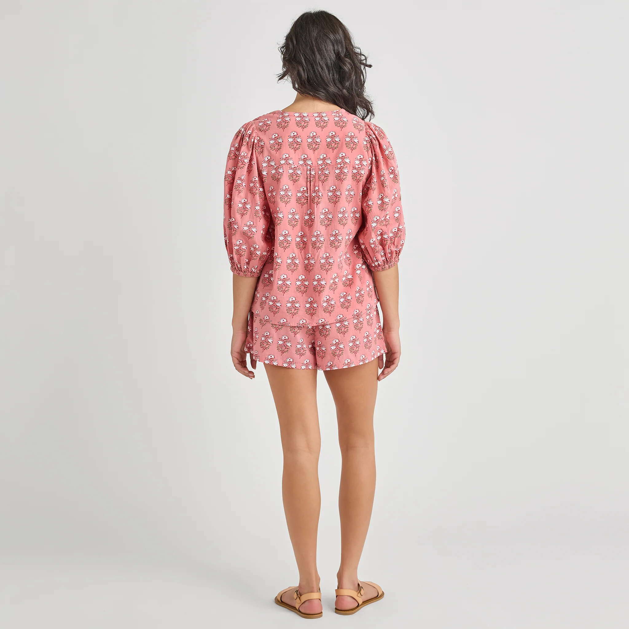 Womens Theodore Short - Pink Strawflower - Image 3